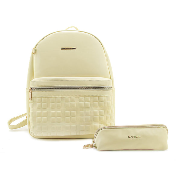 Morral Grande Con Bolsillo Texturizado