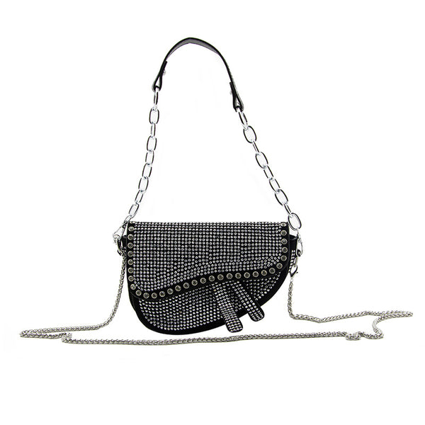 Bandolera Asimétrica Con Brillo