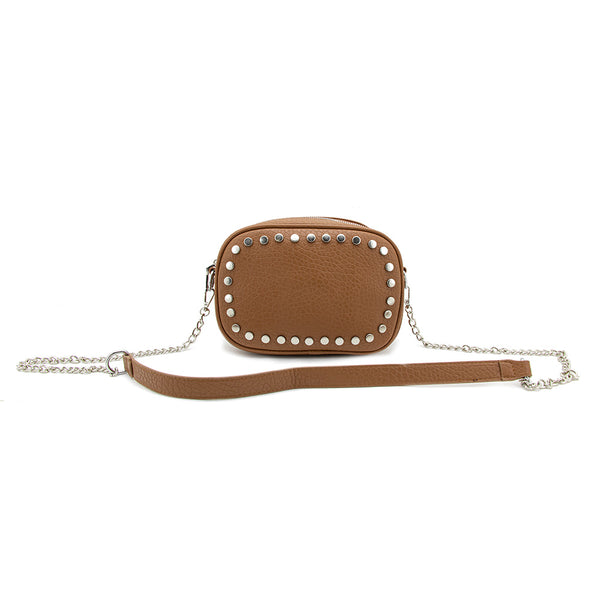 Bandolera Compacta con Tachas Metálicas