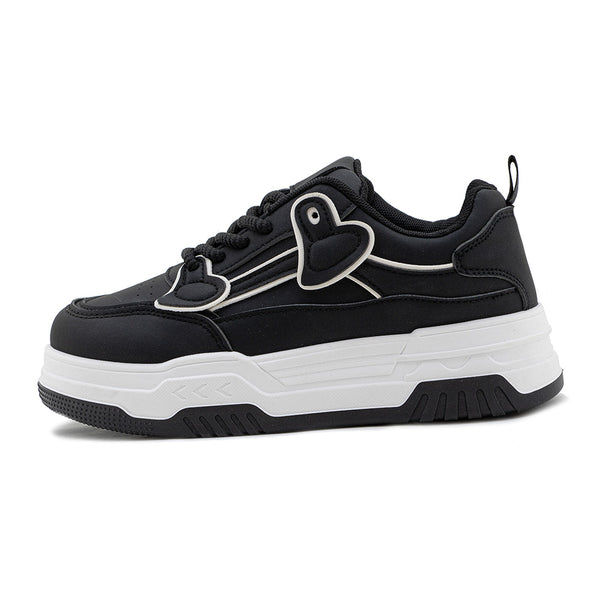 Tenis Con Corazones Laterales