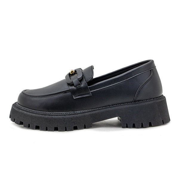 Mocasín Tipo Chunky Con Detalle Elegante En El Empeine