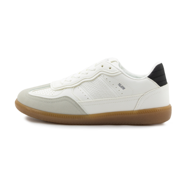 Sneakers Urbanos de Perfil Bajo con Detalles en Cuero y Gamuza